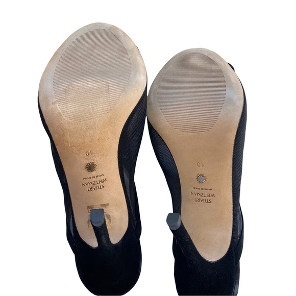 Stuart Weitzman Vianca Floral Mesh Mule NIB and Dust Bag - Picture 11 of 13